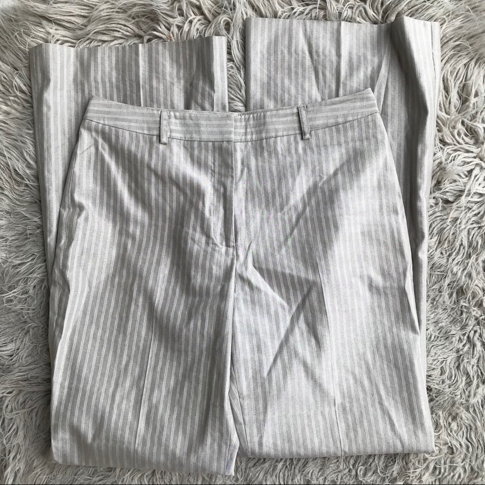 Antonio Melani Pin Stripe Gray Dress Pants Sz 6